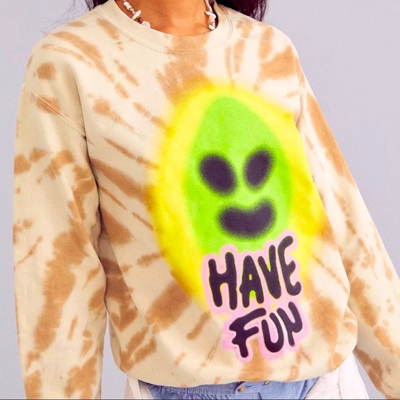 Urban outfitters Alien Have fun Sweatshirt - Picture 3 of 6